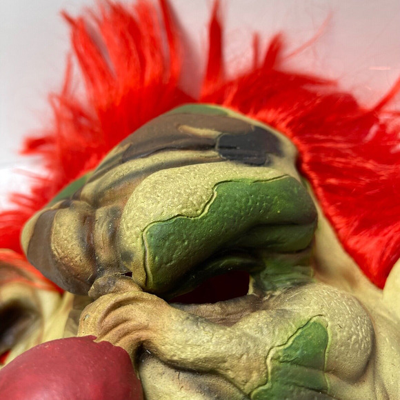 Paper Magic Studios Crazy Evil Clown Camo Scary Halloween Latex Mask 2006 - Picture 4 of 7